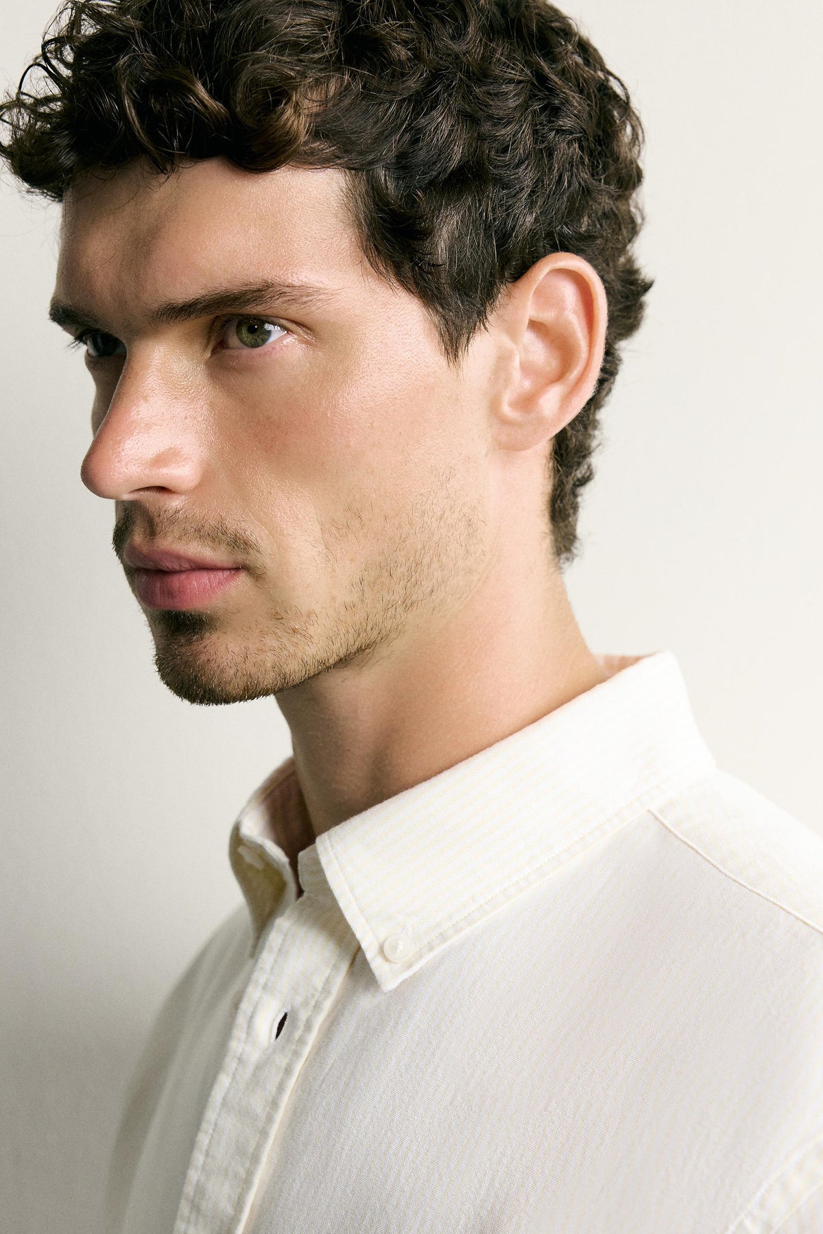 ZARA TEXTURED OXFORD SHiRT (Mirror)