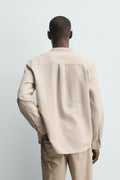 Zara Relaxed Cotton/Linen Shirt