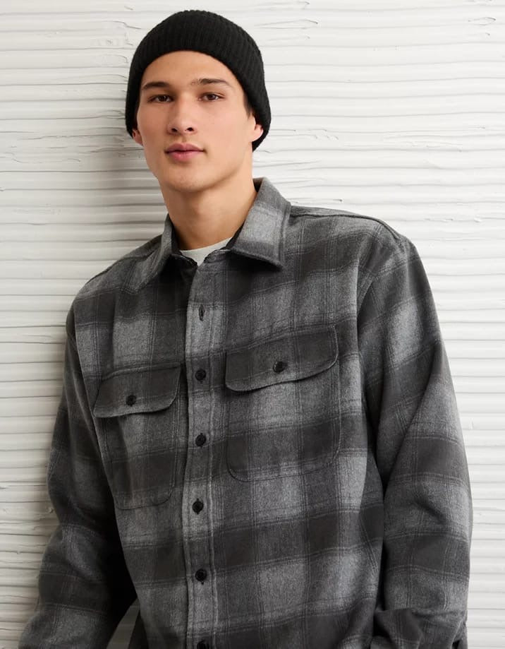 American Eagel Flannel Gogh Shirt