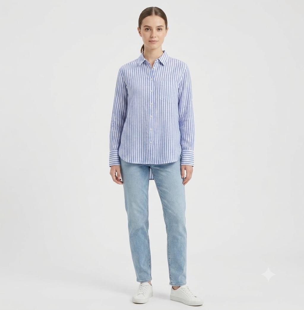 Details Linen Shirt