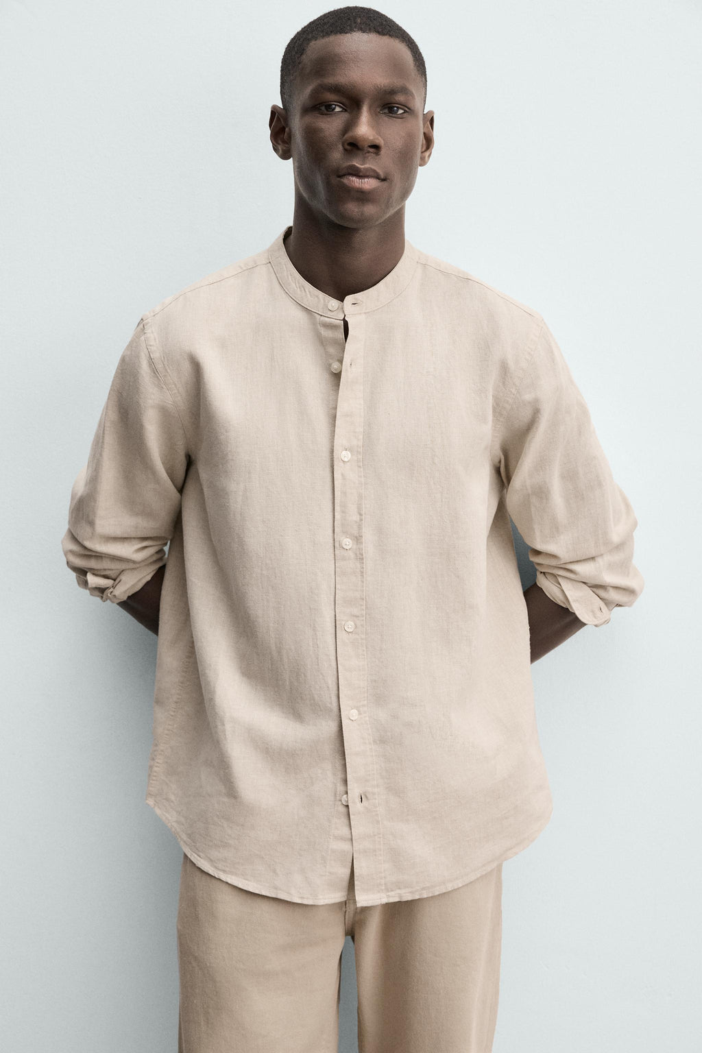Zara Relaxed Cotton/Linen Shirt