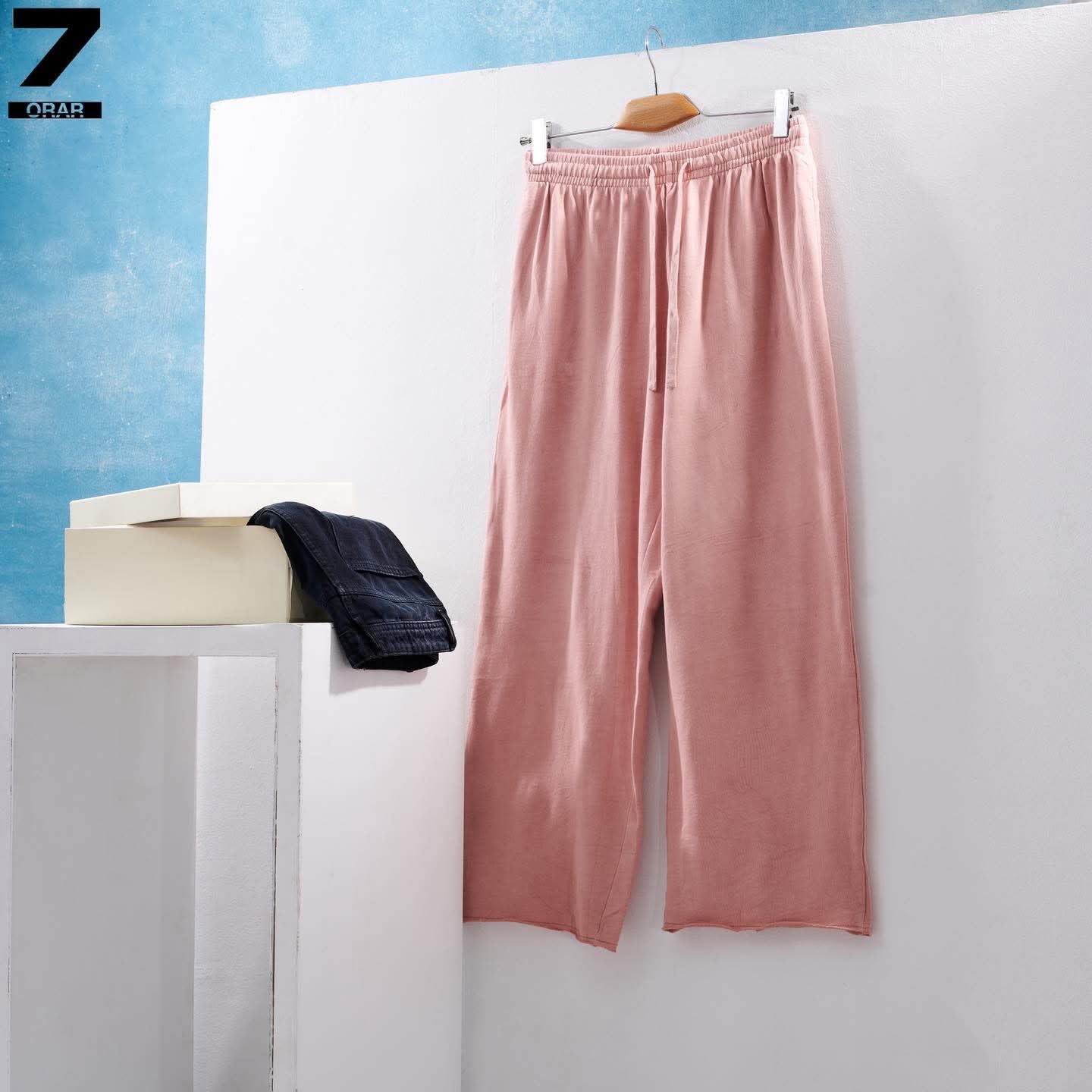 H&M Unfinished Wide-leg Sweatpant