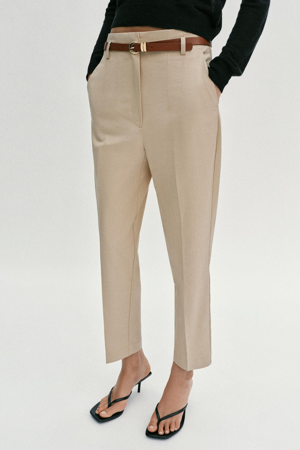 Zara High Waist Belted