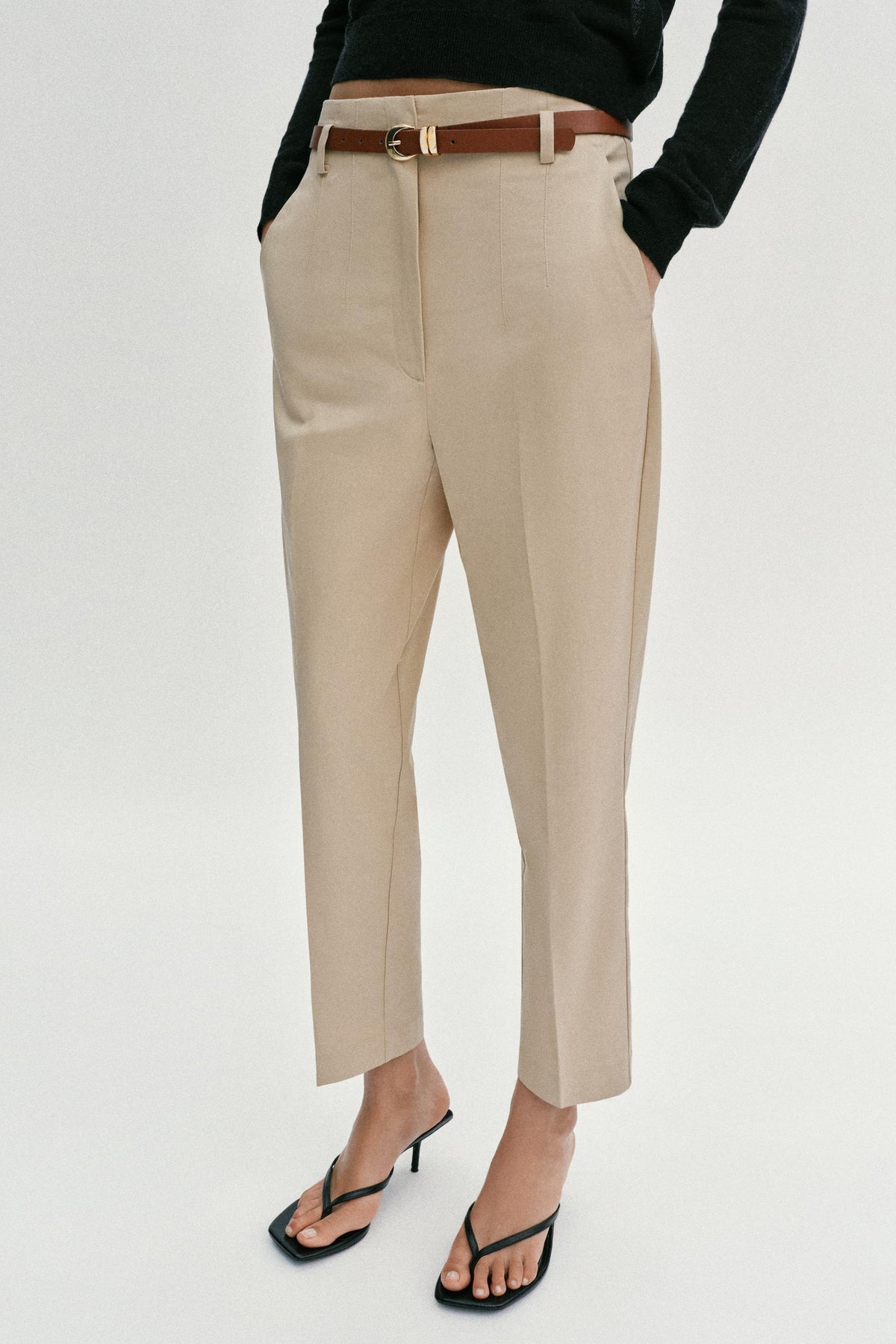 Zara High Waist Belted