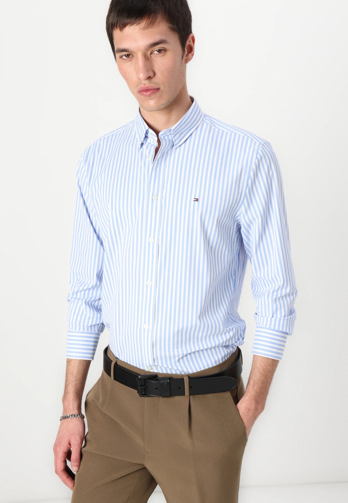 Tommy Hilfiger Striped White And Blue