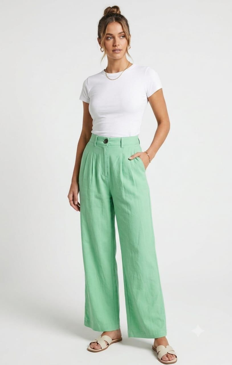 Details Linen Pant