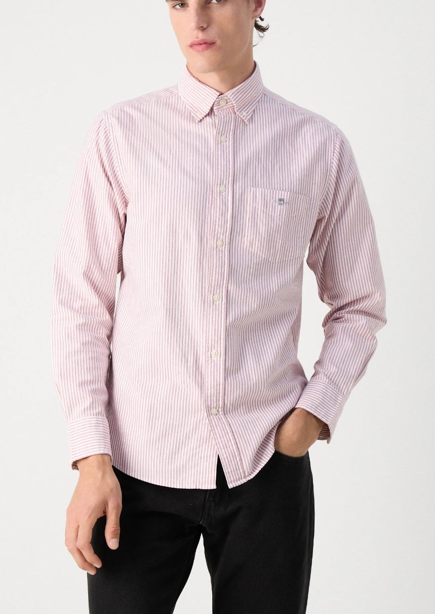 Gant Pink Stripe Shirt (Mirror)