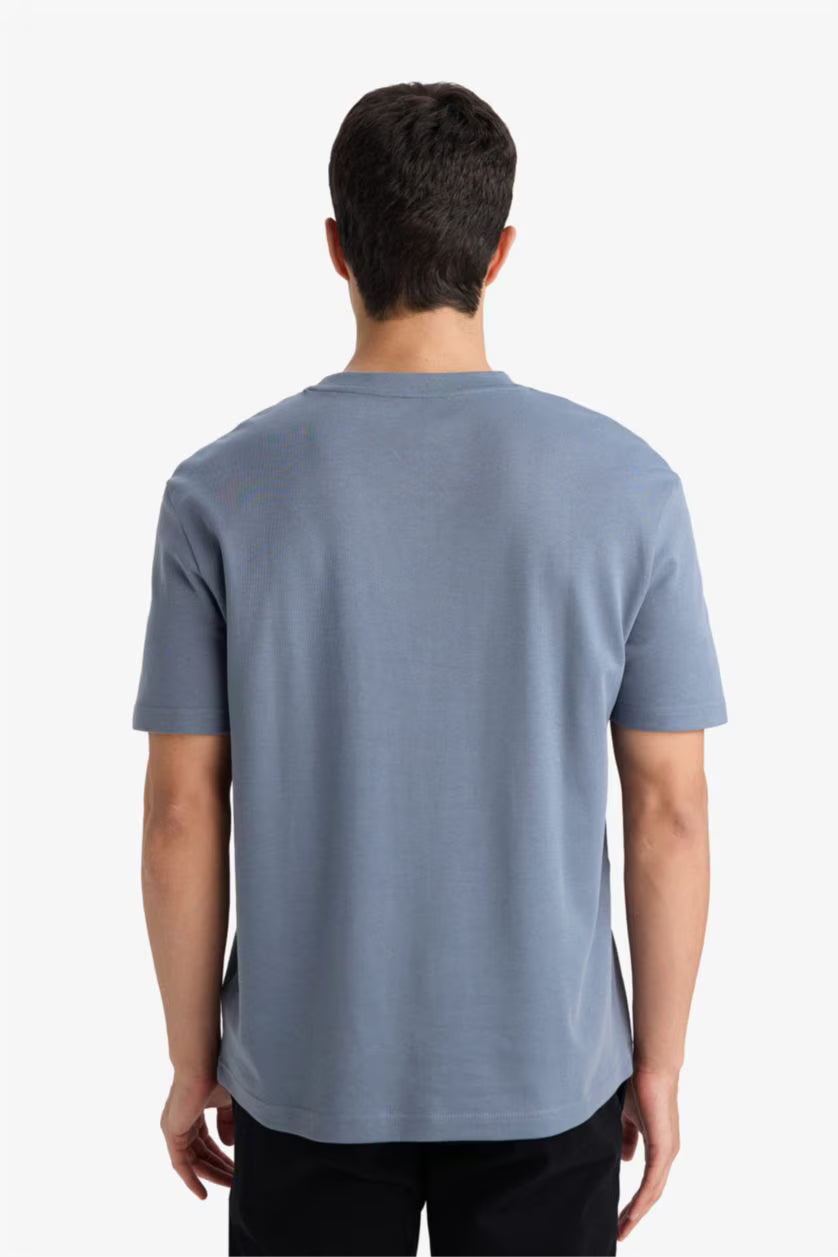 DEFACTO BASIC T-Shirt with Pocket | 100% COTTON