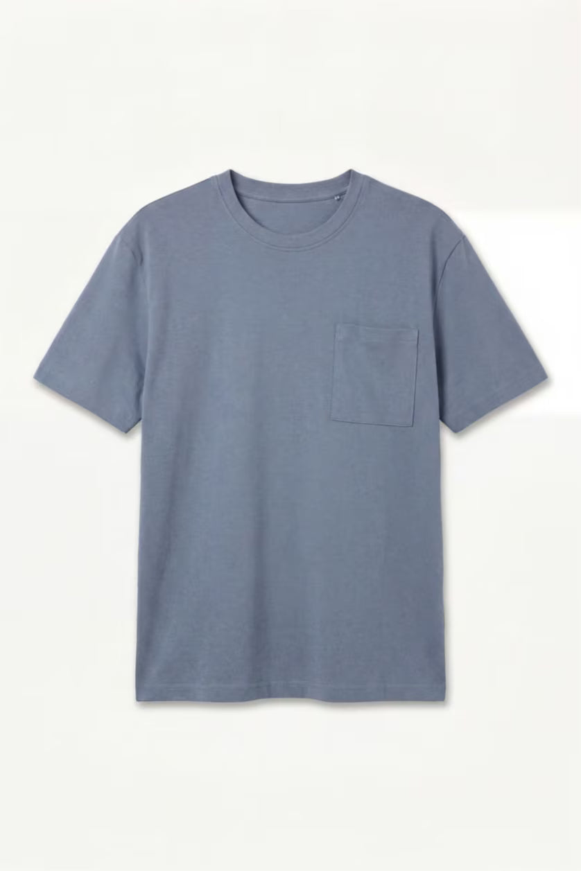 DEFACTO BASIC T-Shirt with Pocket | 100% COTTON
