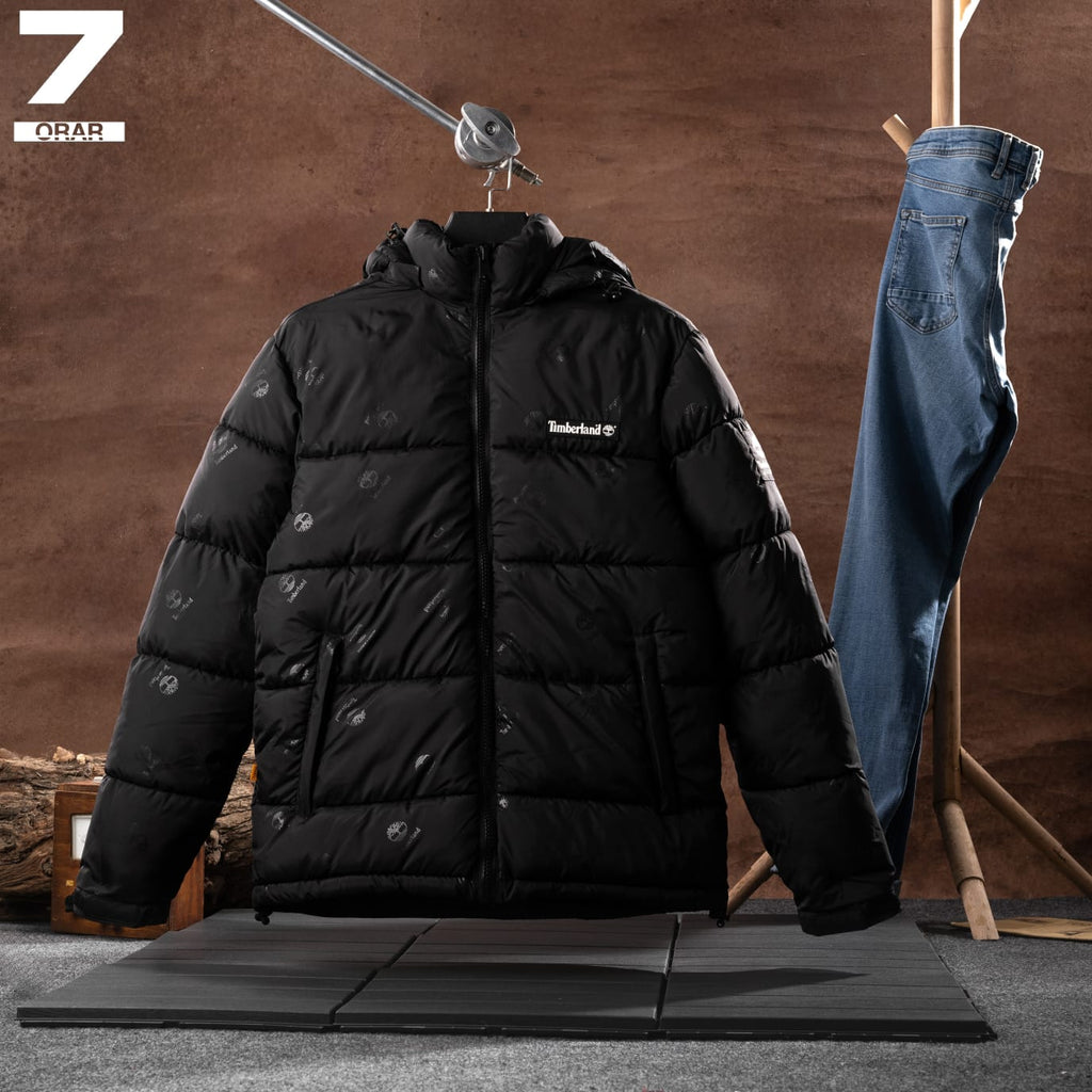 Timberland Puffer Jacket With Pattern logo