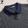 Zara Striped Knitted Polo Shirt