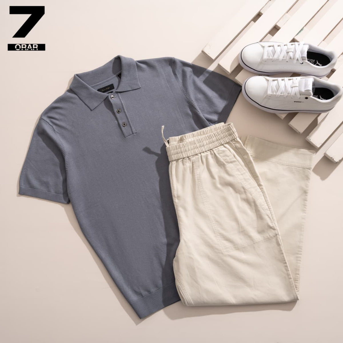 Porter & Ash Knitted Polo Shirt