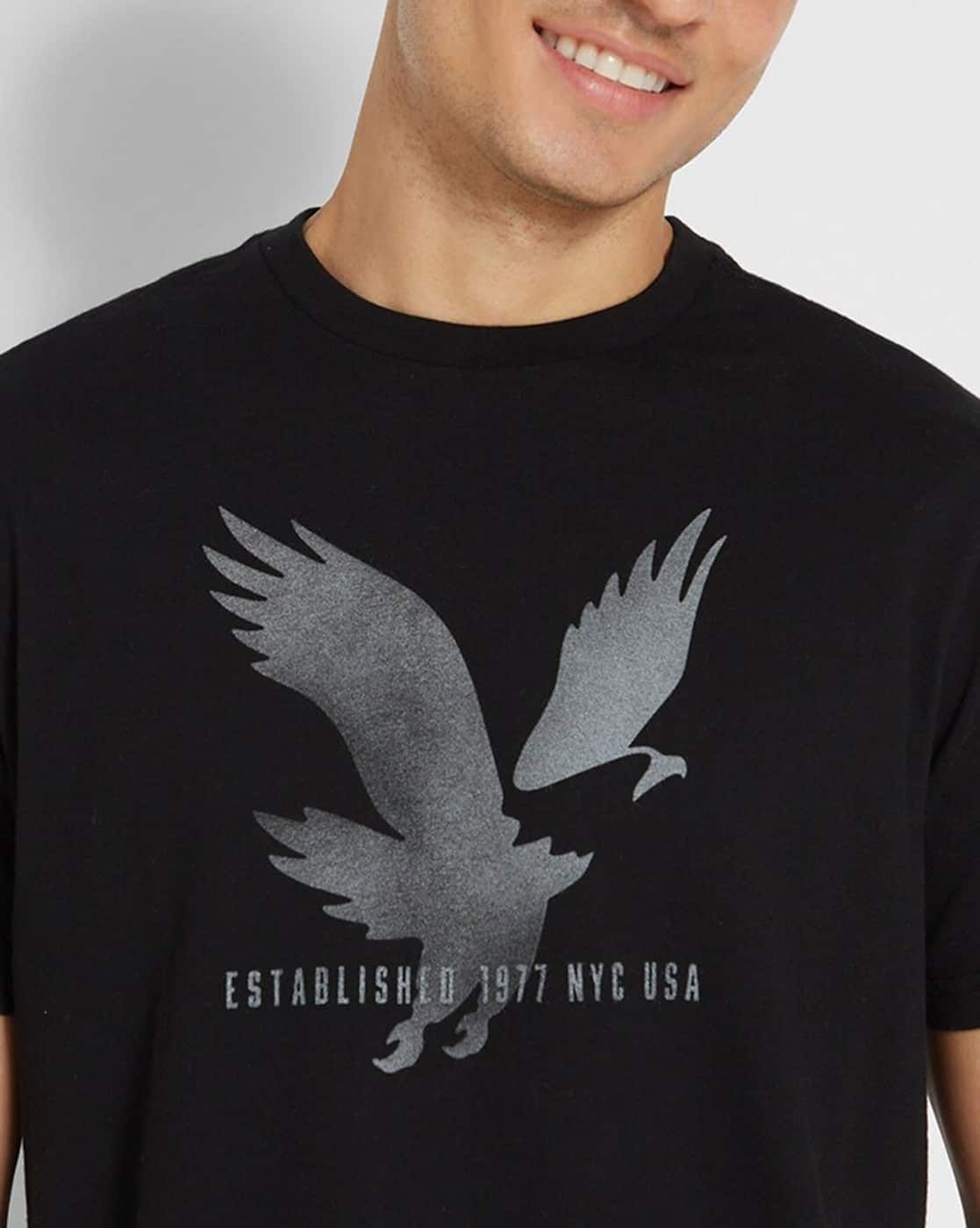 AMERICAN EAGLE T-SHIRT | WASHED LOGO
