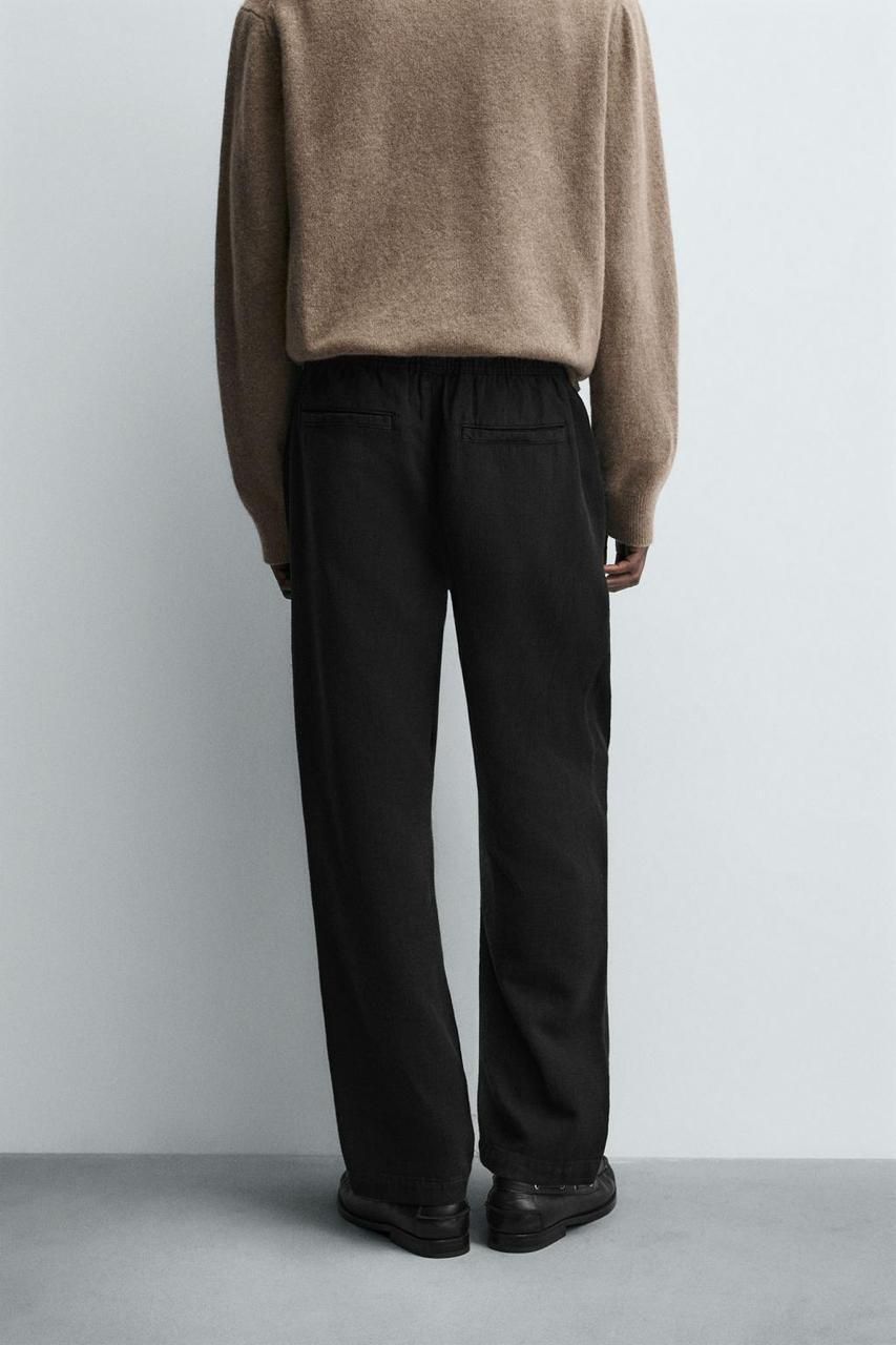 Zara COTTON Linen Pant