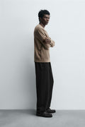 Zara COTTON Linen Pant