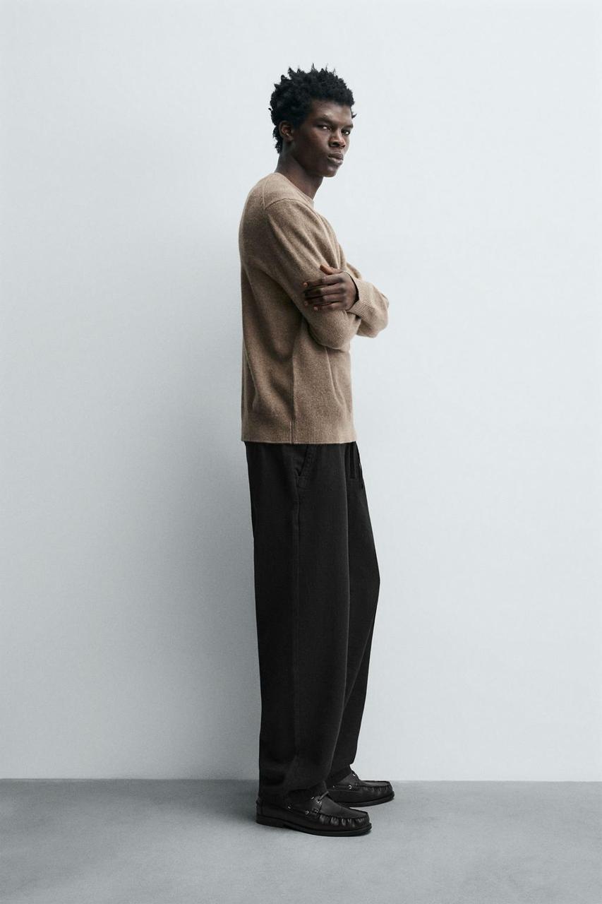 Zara COTTON Linen Pant