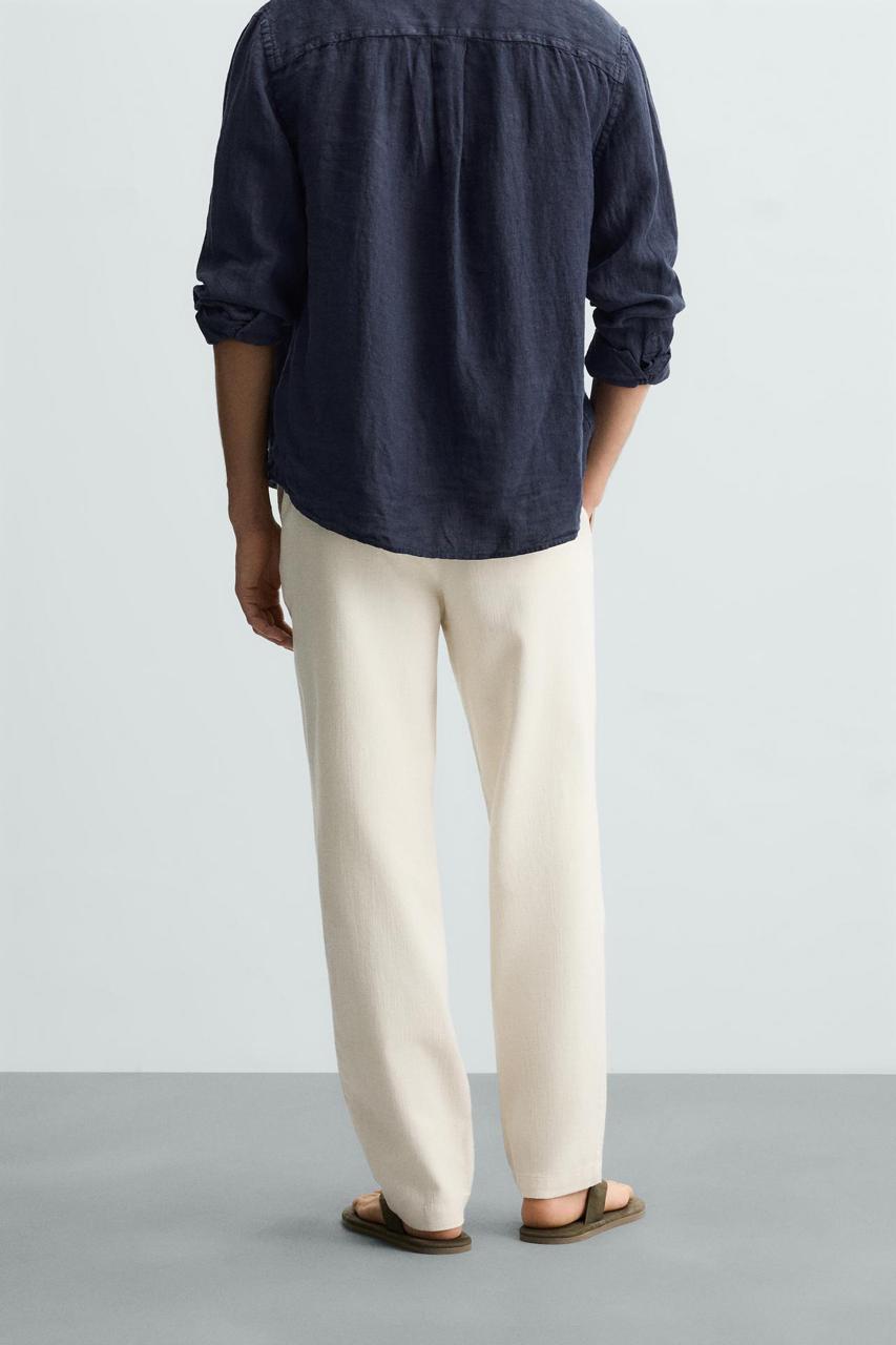 Zara Cotton Linen Pant