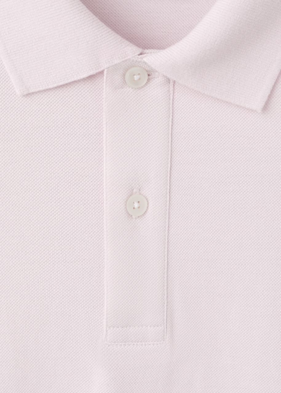 Mango Regular-fit cotton piqué polo shirt