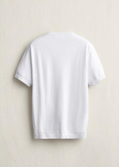 ZARA RELAXED FIT KNIT T-SHIRT