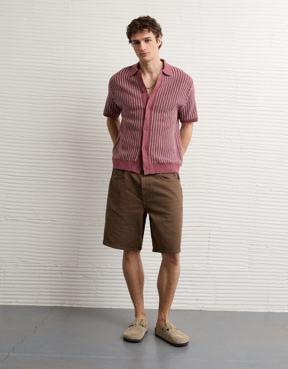 A.E Button-up Polo