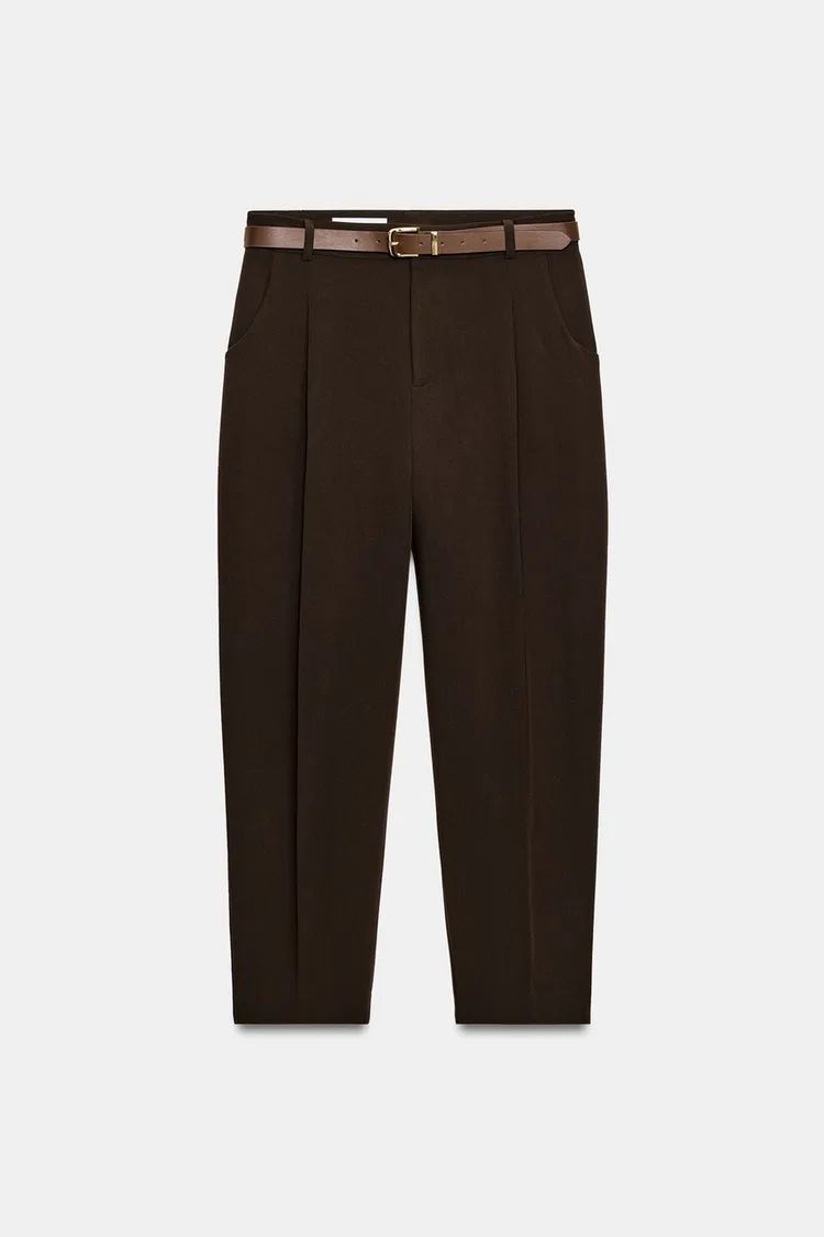 Zara High Waist Brown