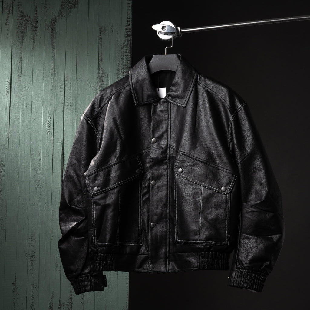 Zara Cropped Leather Jacket