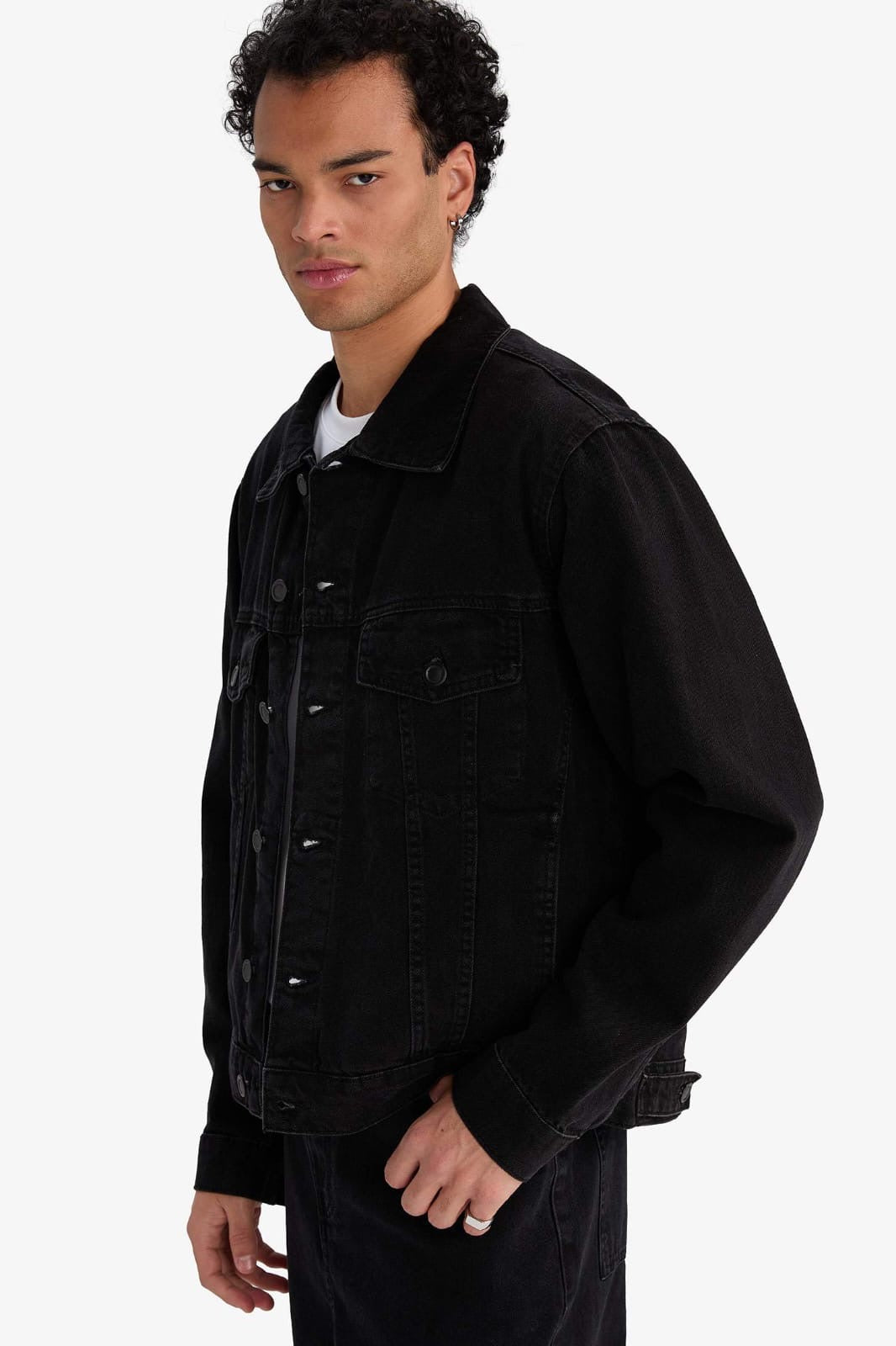 Defacto Denim Shirt - Regular fit