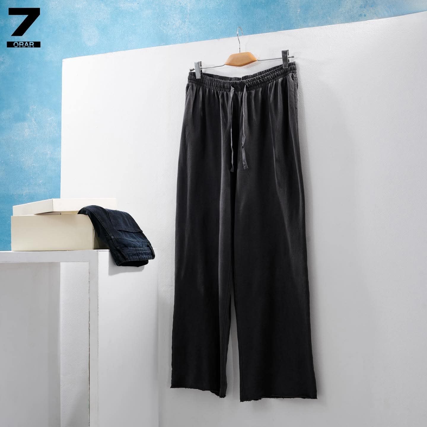 H&M Unfinished Wide-leg Sweatpant