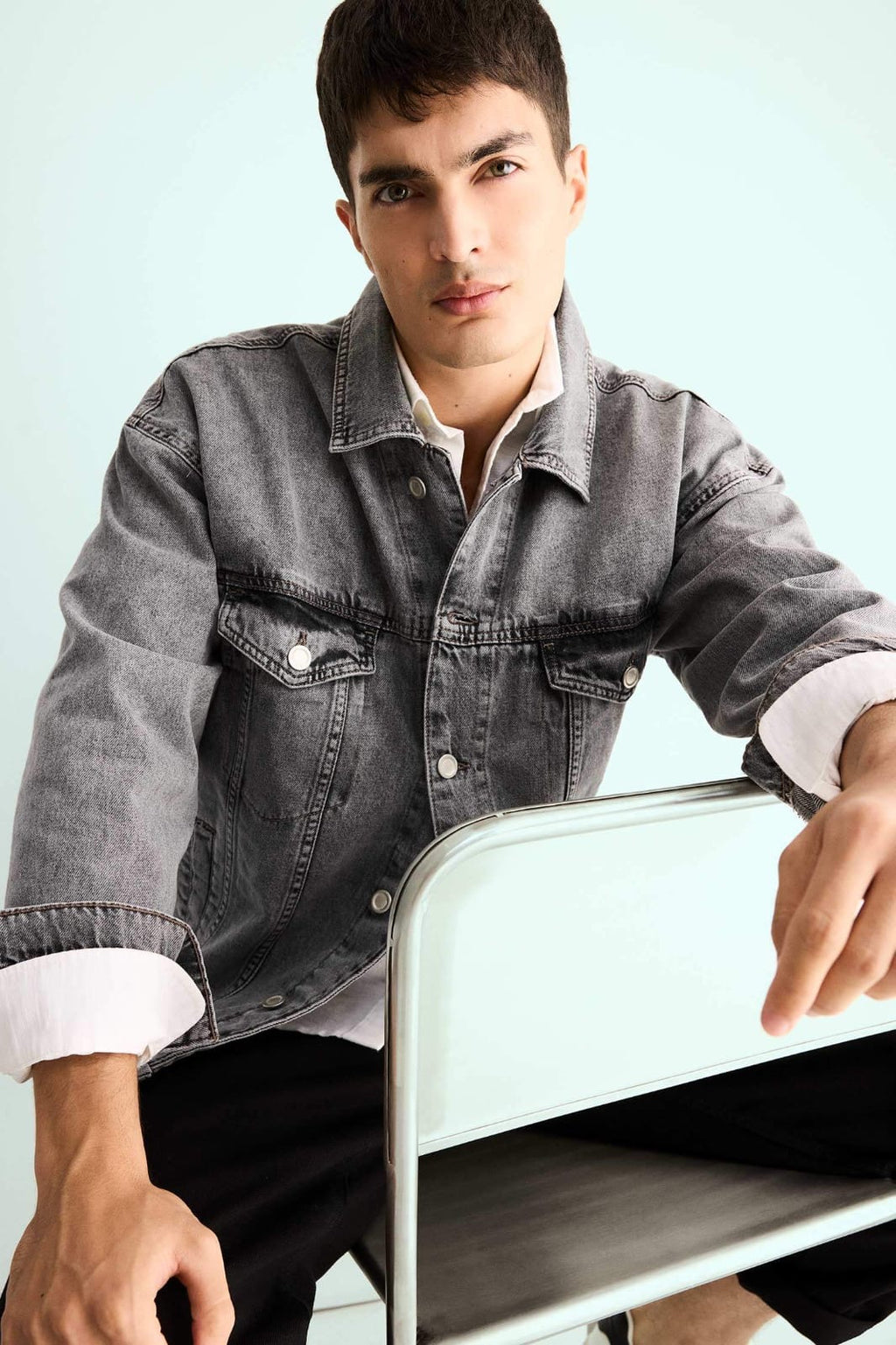 Defacto Oversized Denim Jacket