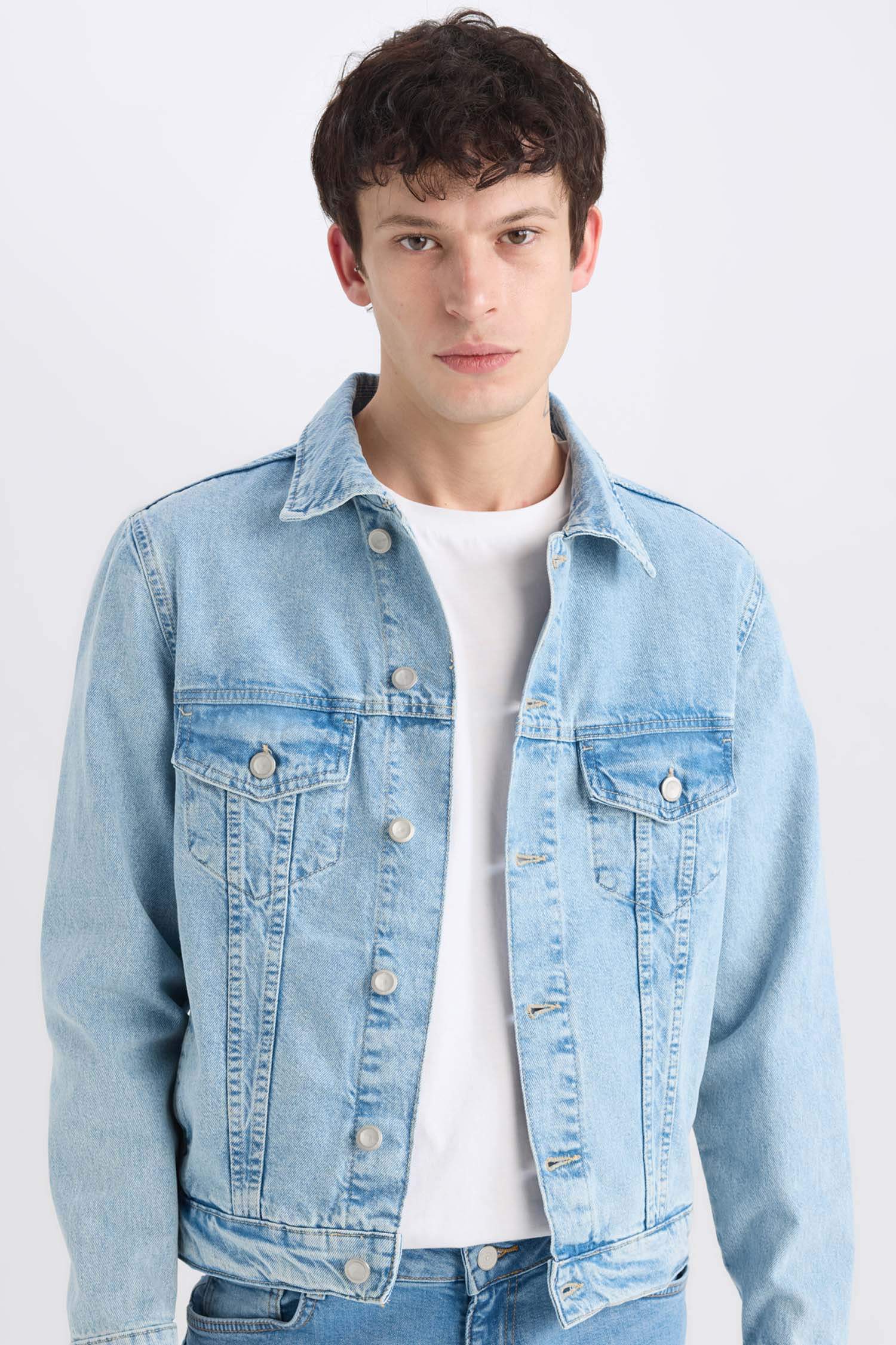 Defacto Denim Jacket Light blue