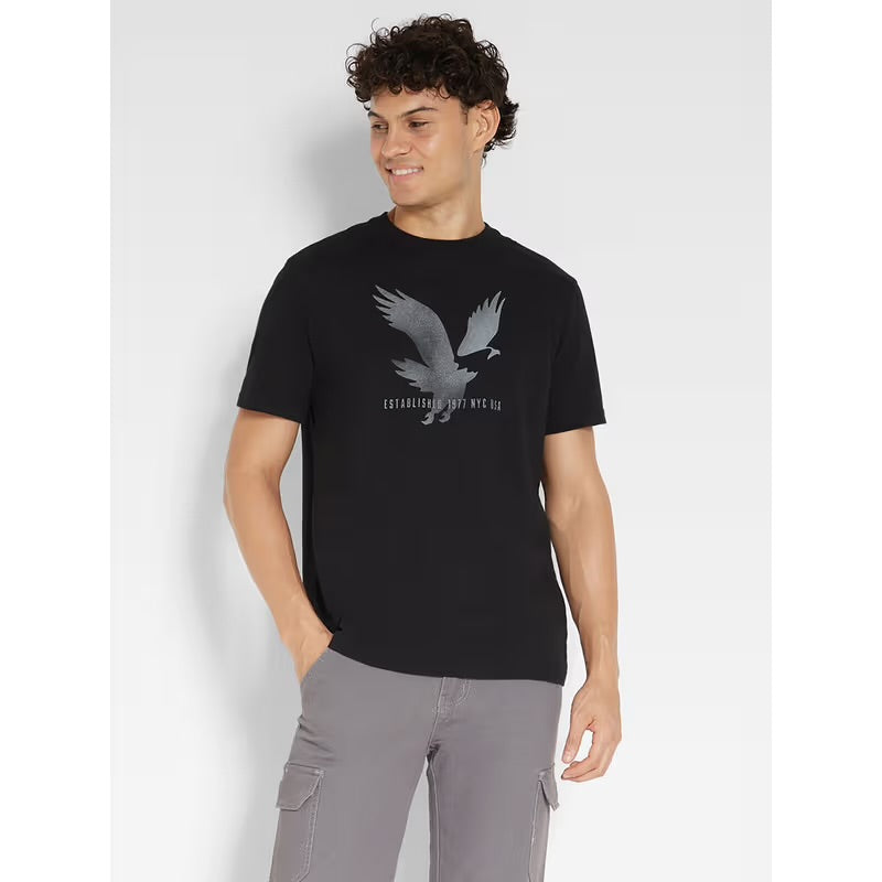 AMERICAN EAGLE T-SHIRT | WASHED LOGO