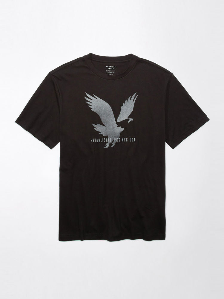 AMERICAN EAGLE T-SHIRT | WASHED LOGO