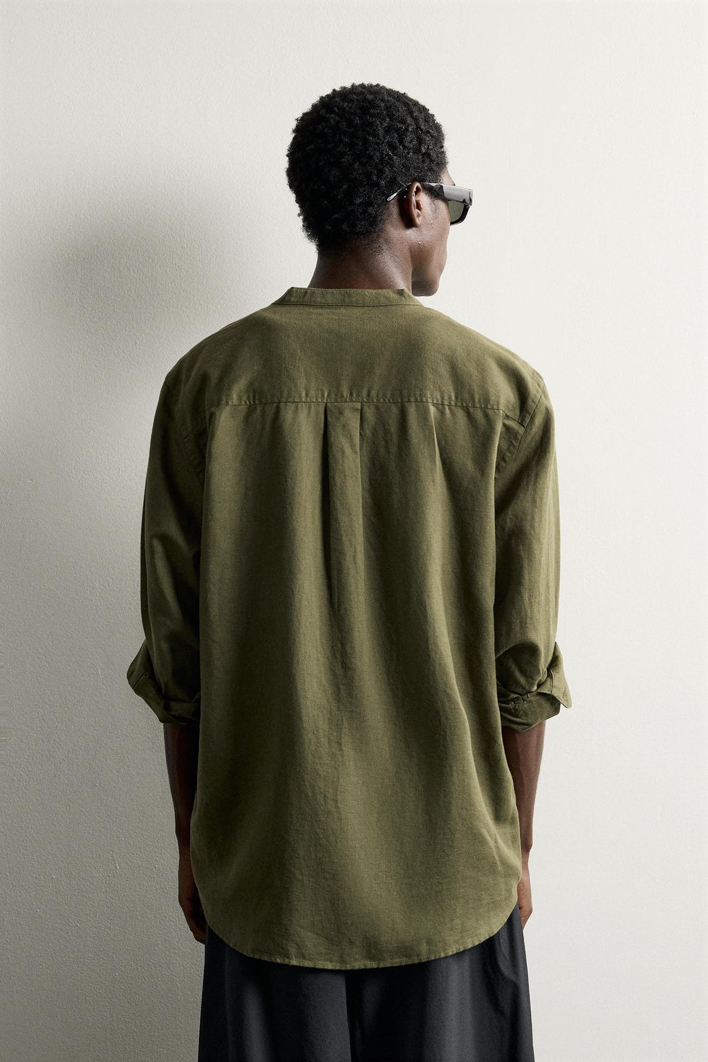 Zara Relaxed Cotton-Linen Shirt