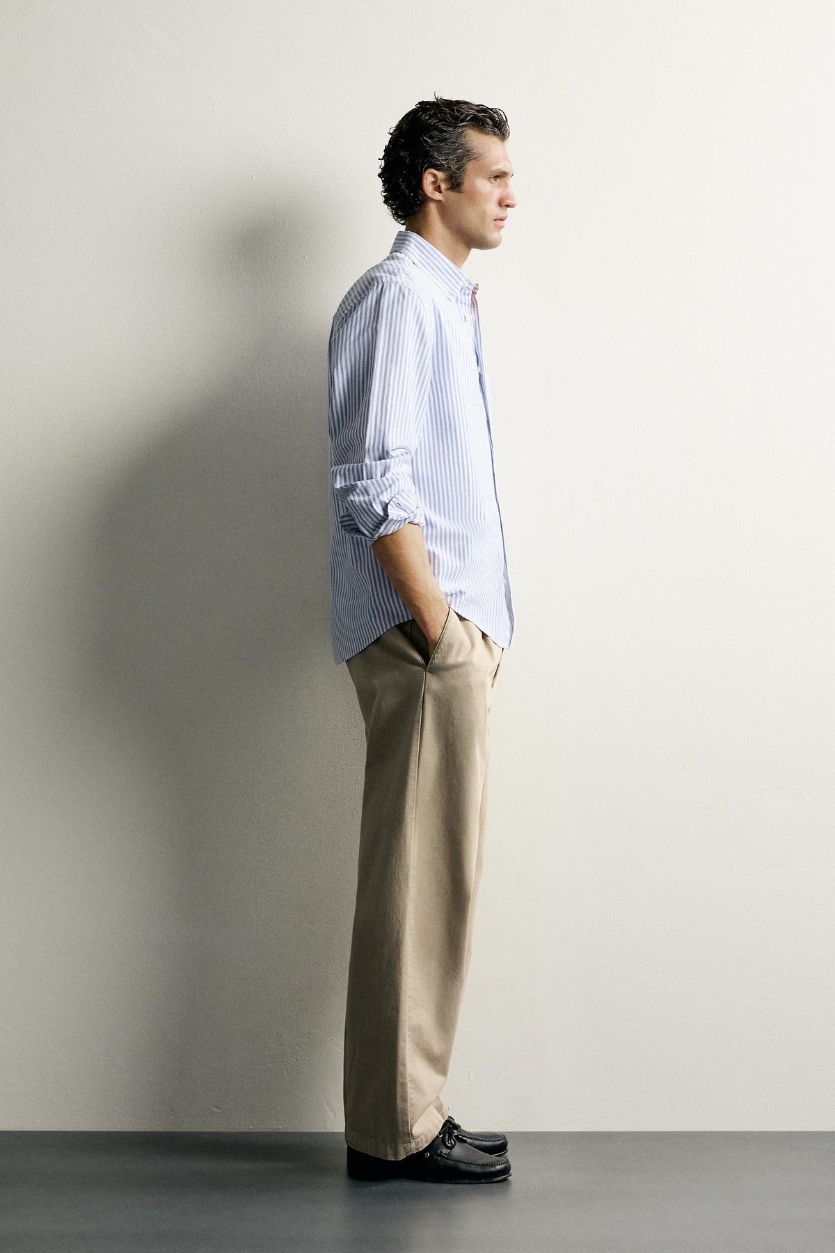 ZARA TEXTURED OXFORD SHIRT (Mirror)